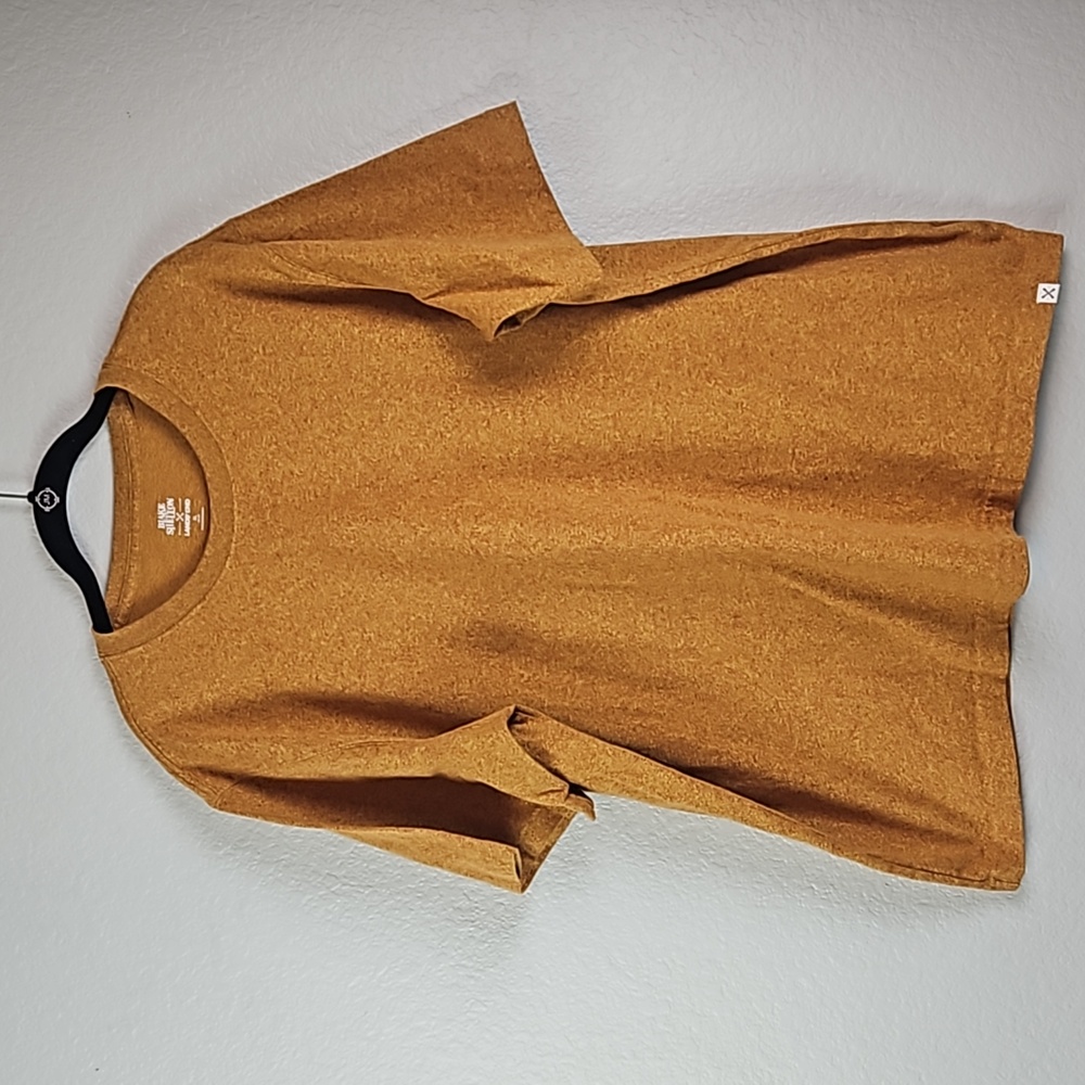 Blake Shelton Land's End | Men's Golden Brown Short Sleeves Cotton Tee Sz XL